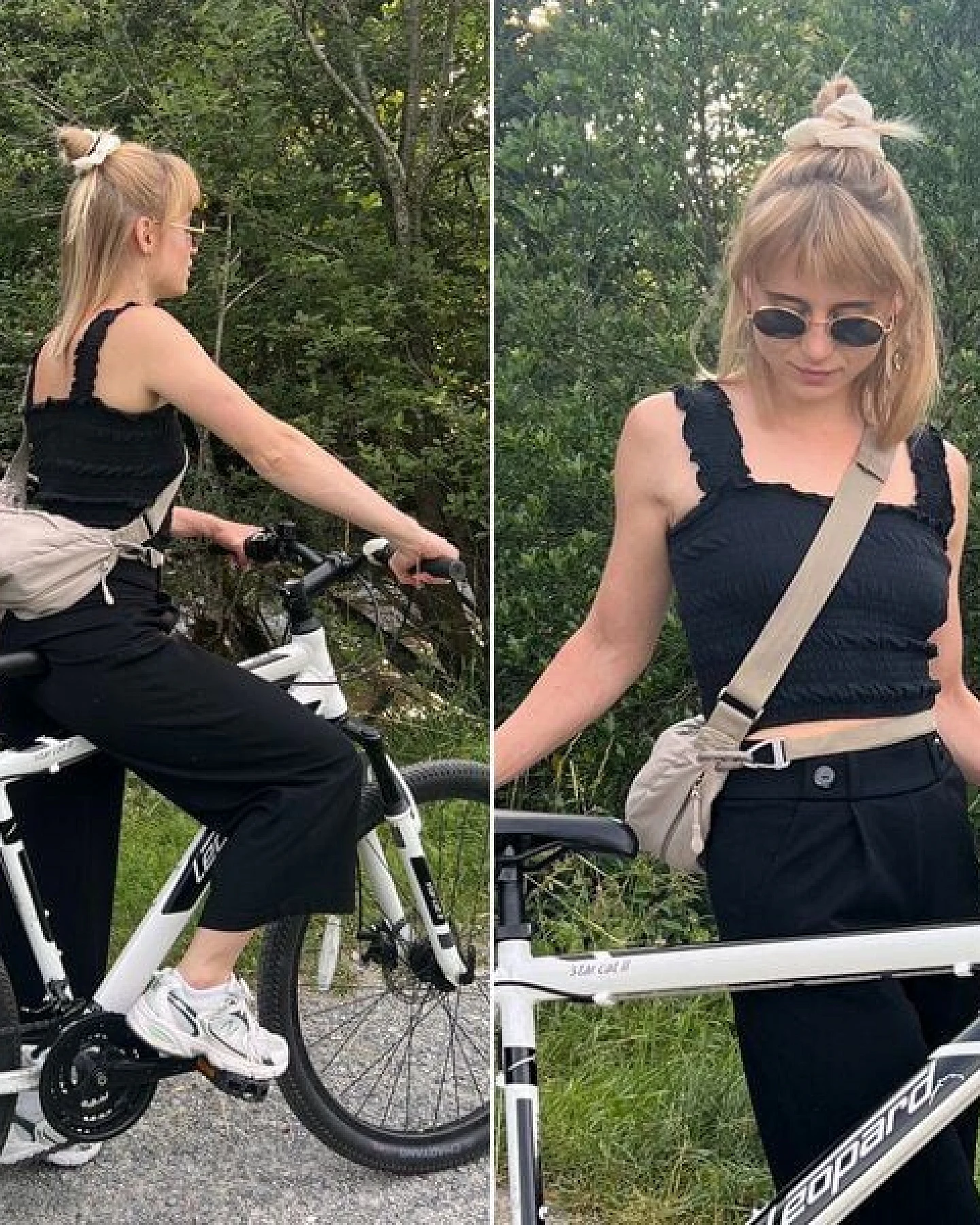 FUCHS & REBELL - BELA Bike Moon Bag – Fester Halt beim Fahren durch 3-Punkt-Gurt – Ansicht 4