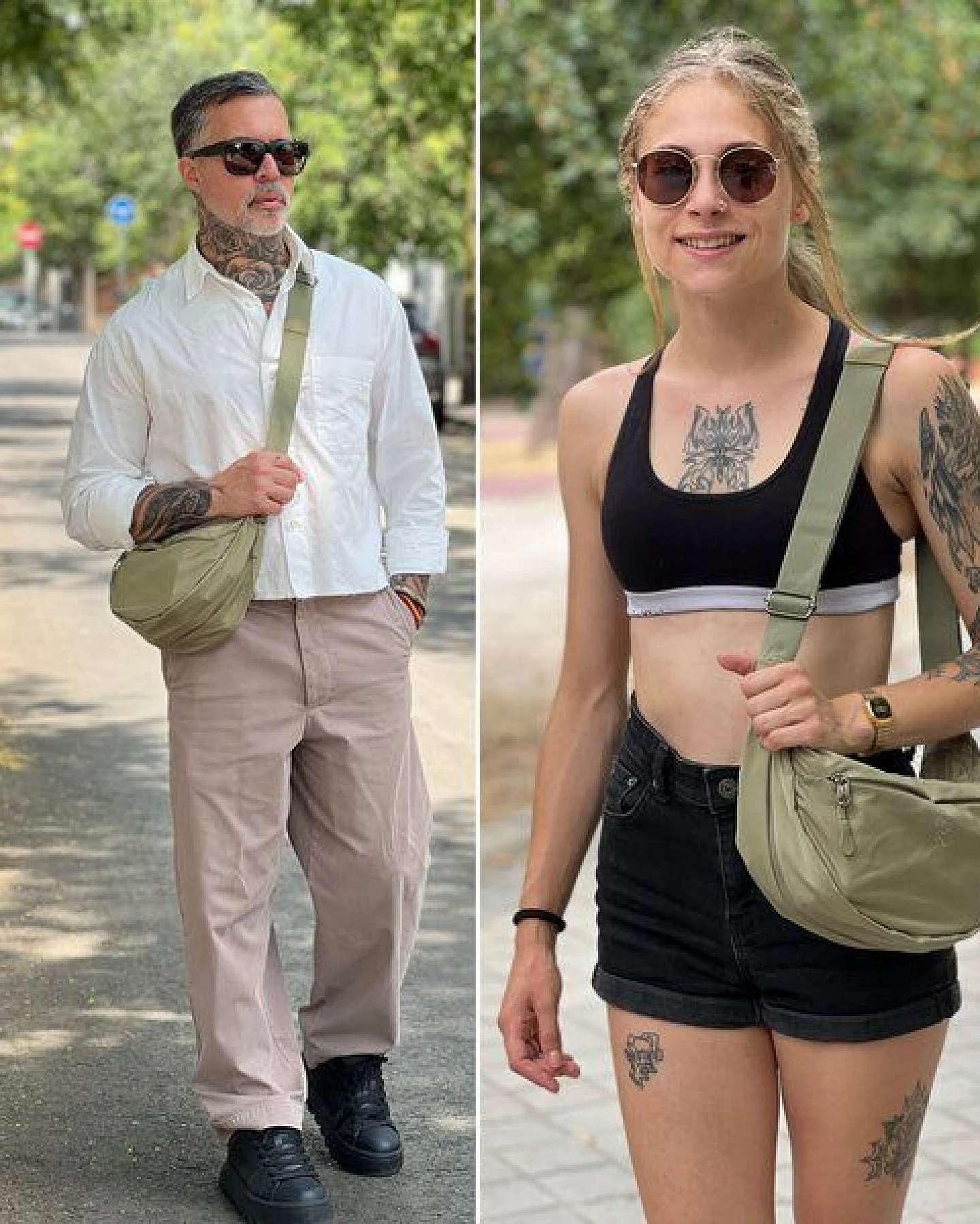 FUCHS & REBELL - BELA Bike Moon Bag – Fester Halt beim Fahren durch 3-Punkt-Gurt – Ansicht 2