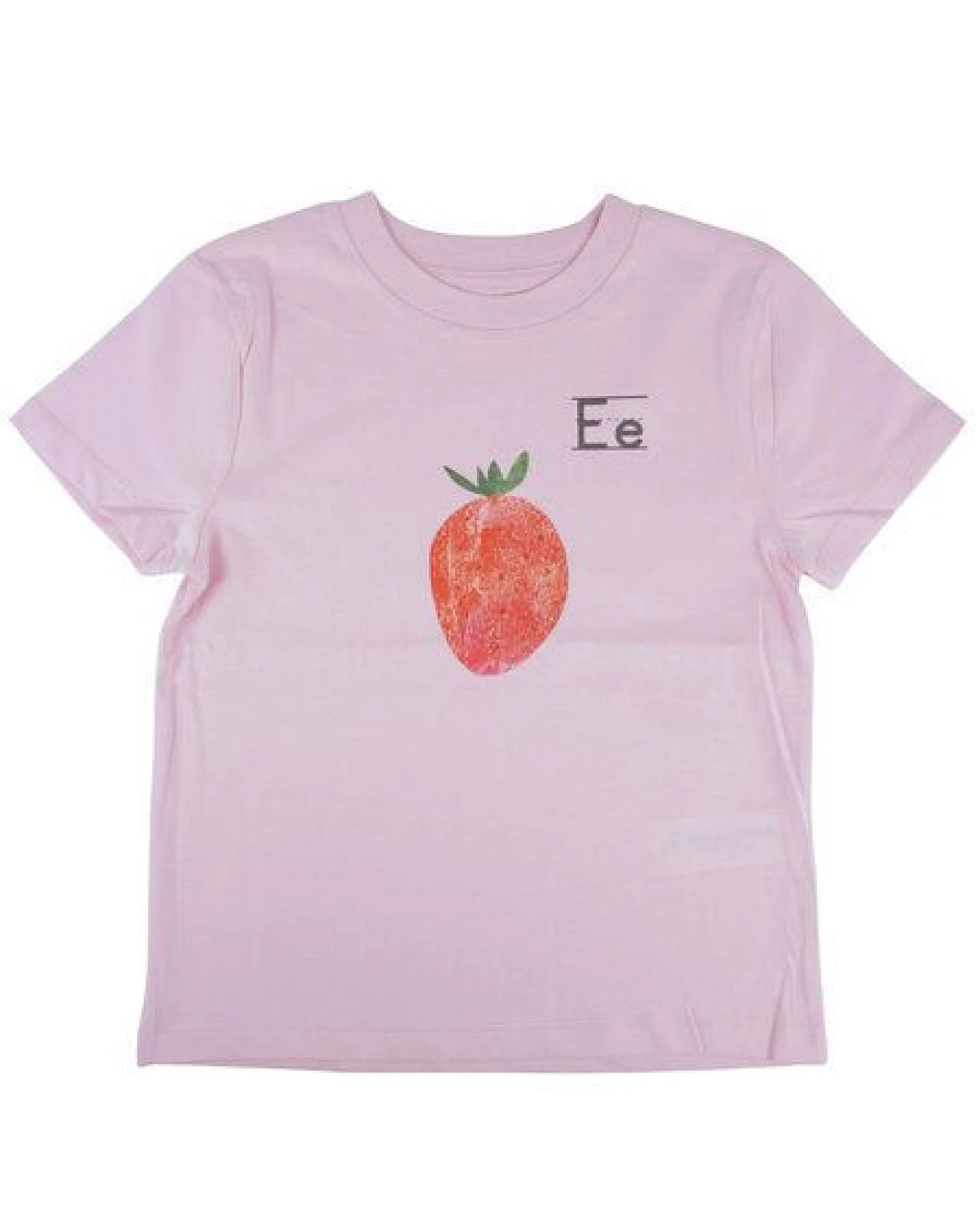 Meladi Kinder Shirt aus Biobaumwolle - Erdbeere auf Pink – Ansicht 3