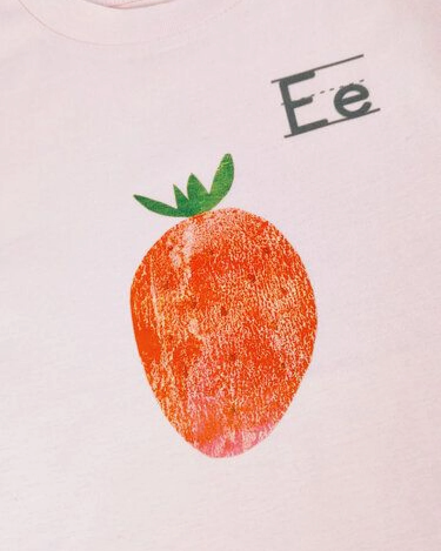 Meladi Kinder Shirt aus Biobaumwolle - Erdbeere auf Pink – Ansicht 4