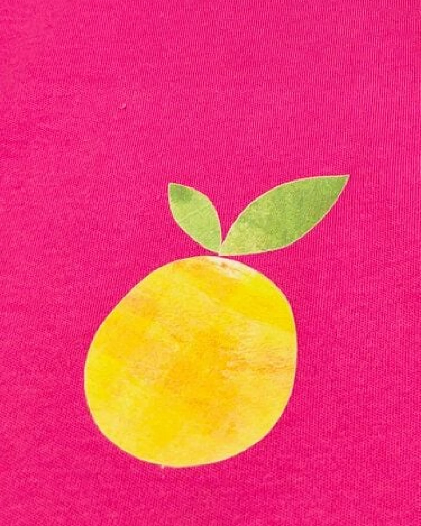 MELAdi Kinder Baby-Lätzchen aus Biobaumwolle - Orange auf Hot Pink – Ansicht 3