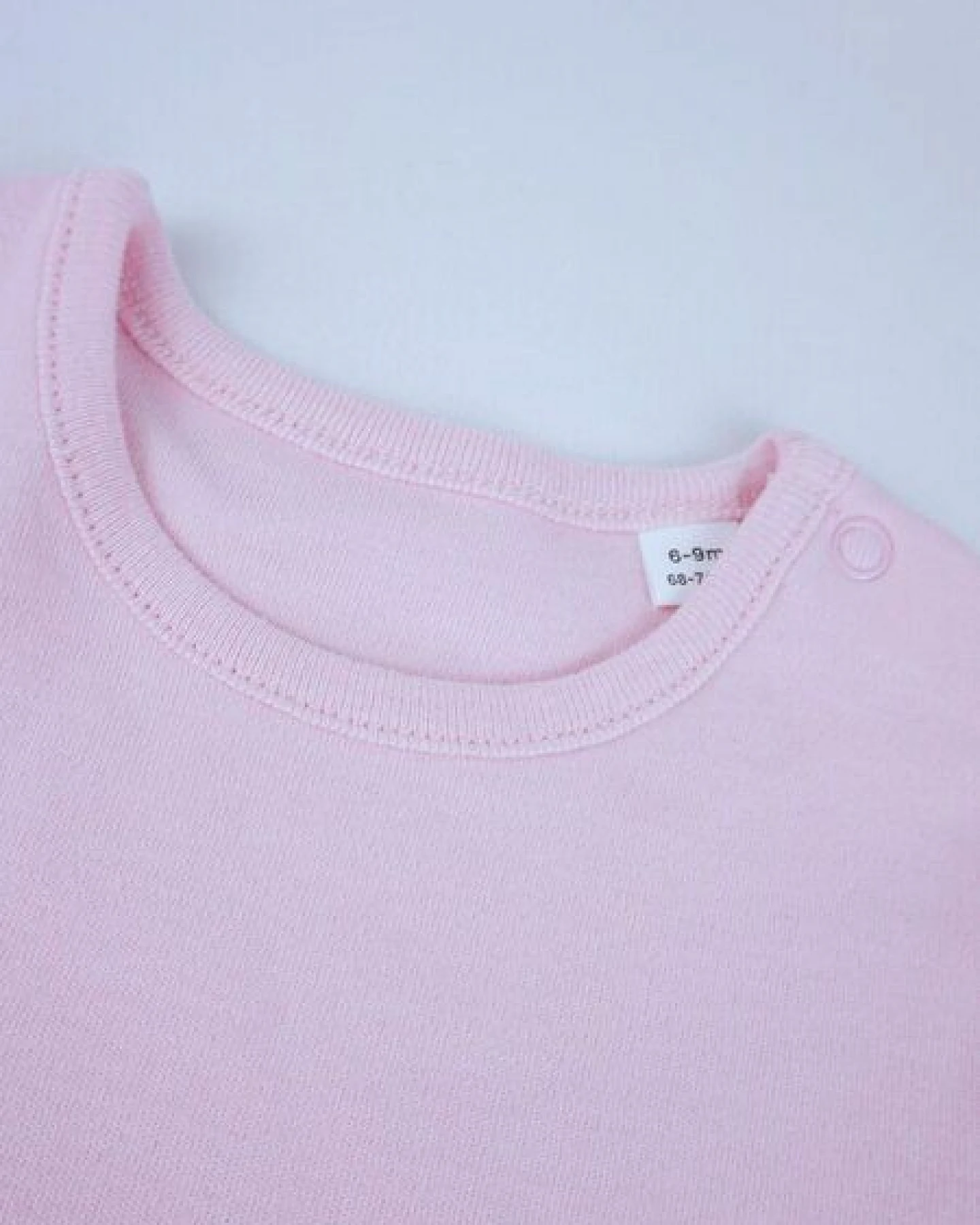 MELAdi Kinder Baby - Body aus Biobaumwolle - Orange auf Pink – Ansicht 3
