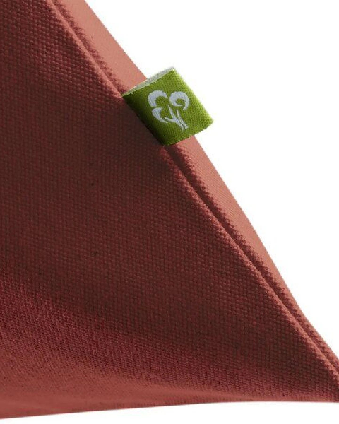 MELAdi Tragetasche / Tote Bag aus Biobaumwolle - Aubergine und Karotte auf Rusty Red – Ansicht 2