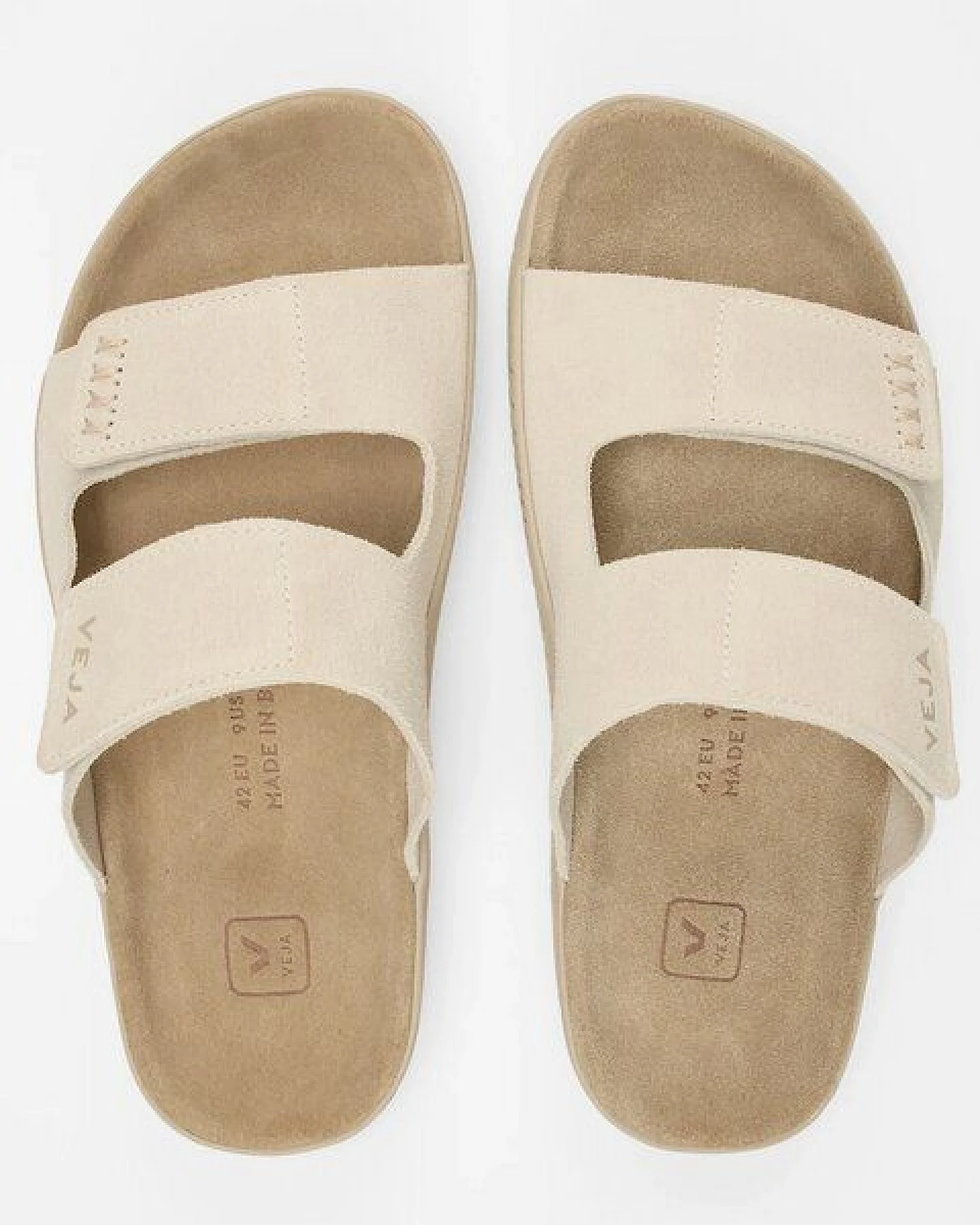 Veja Herren-Sandalen Etna Suede Soft Pierre Alm Almond – Ansicht 2