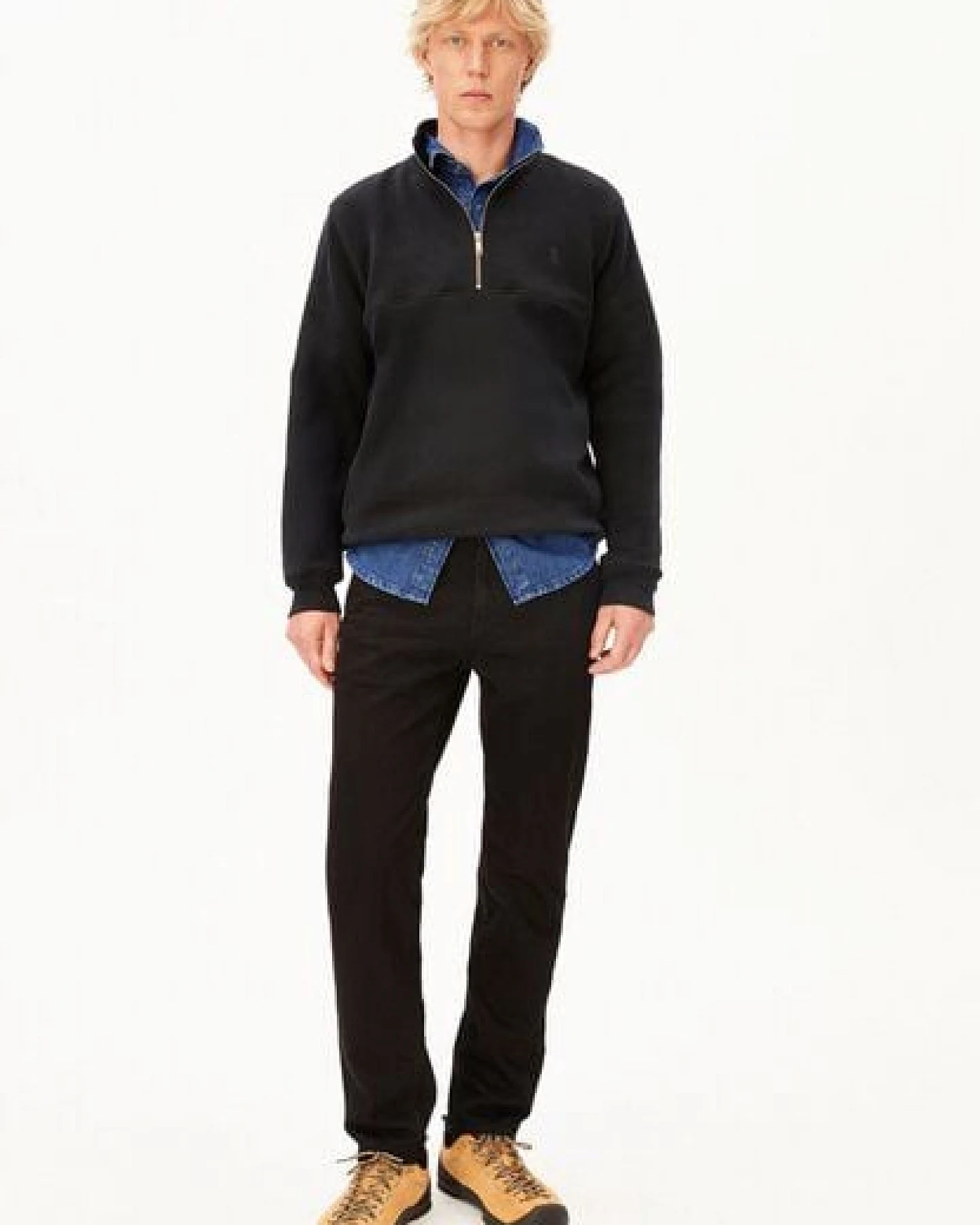 ARMEDANGELS WAARLO FLEECE Herren Sweatshirt aus Bio-Baumwolle – Ansicht 4