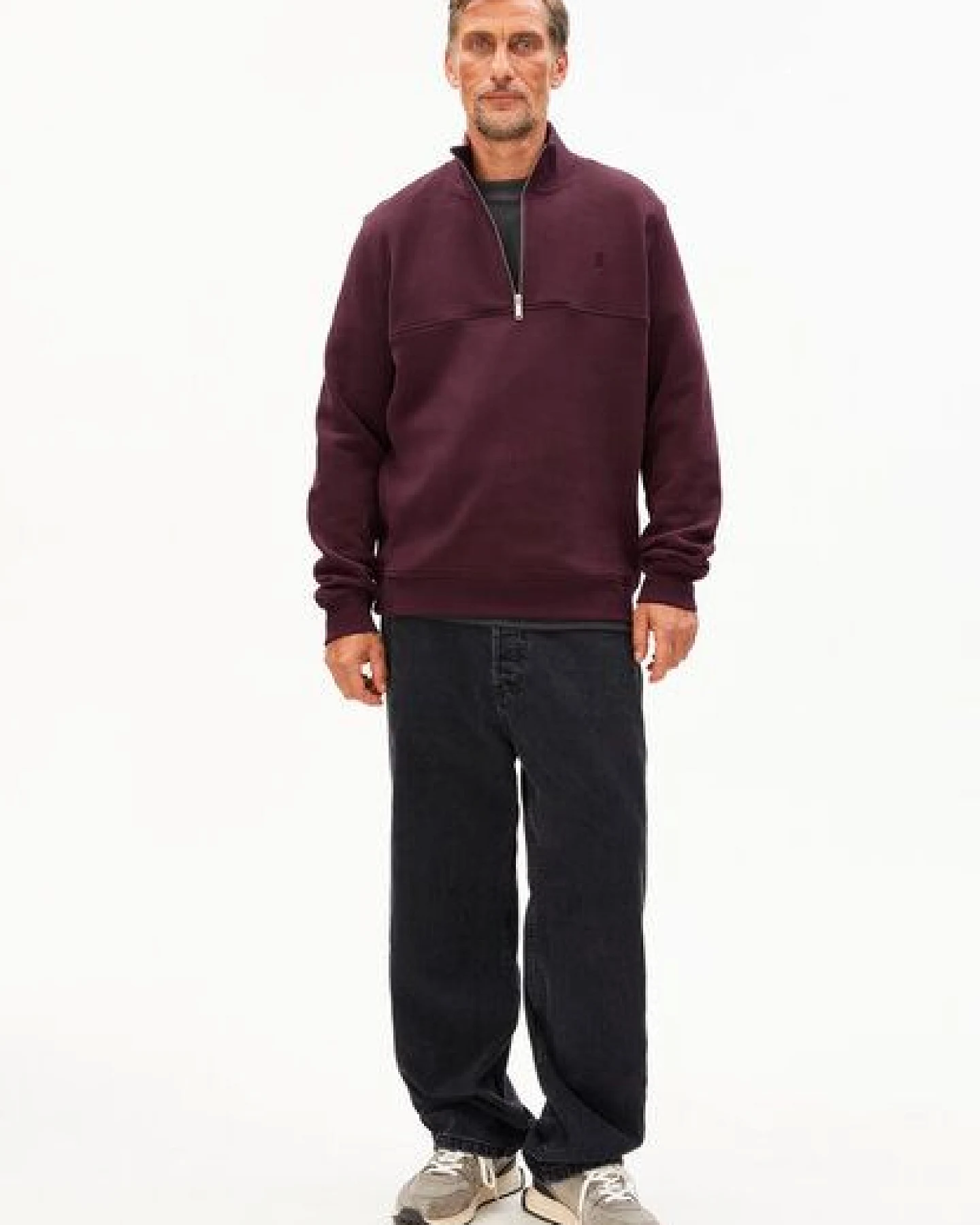 ARMEDANGELS WAARLO FLEECE Herren Sweatshirt aus Bio-Baumwolle – Ansicht 4