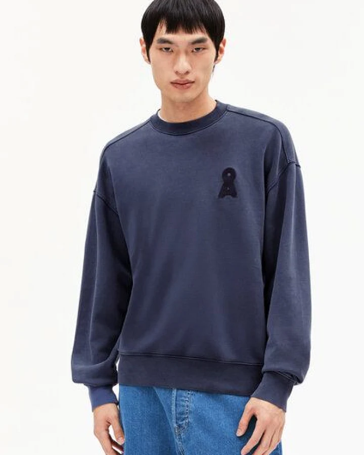ARMEDANGELS ICONIC Å EMAAL GMT DYE Herren Sweatshirt aus Bio-Baumwolle