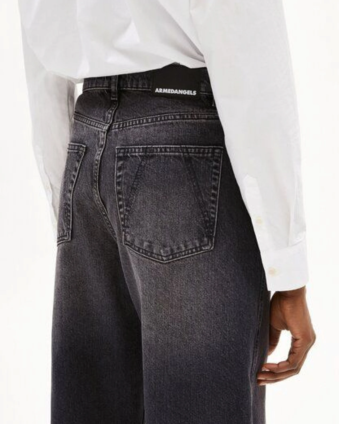 ARMEDANGELS BAARELL Damen Barrel Jeans recycelte Baumwolle – Ansicht 3