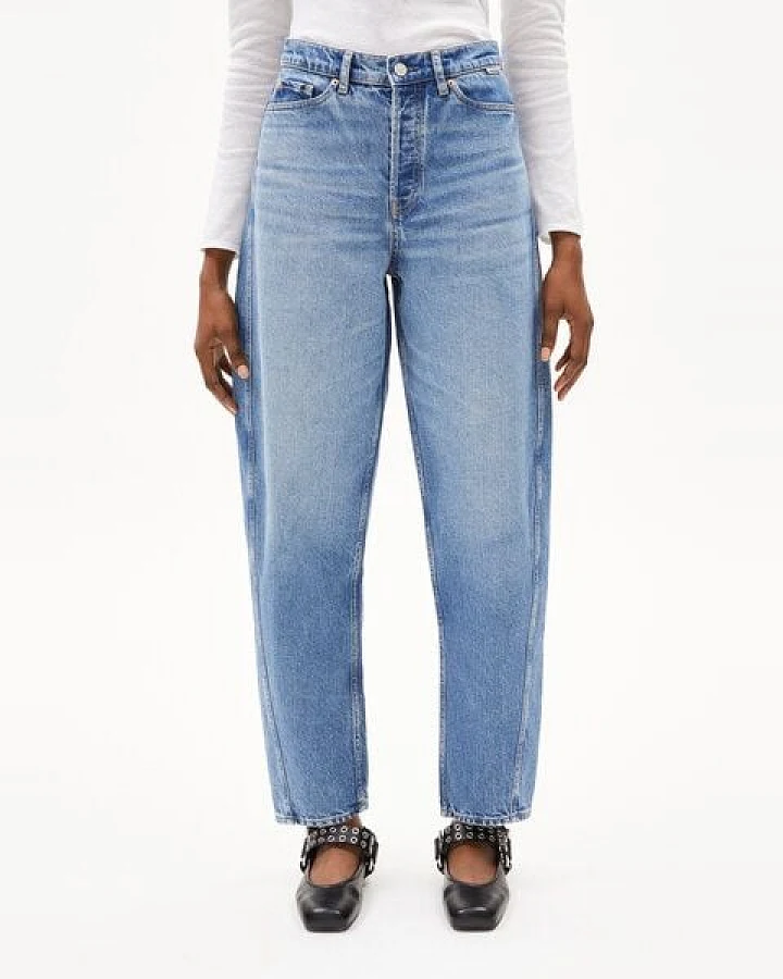 ARMEDANGELS BAARELL Damen Barrel Jeans recycelte Baumwolle