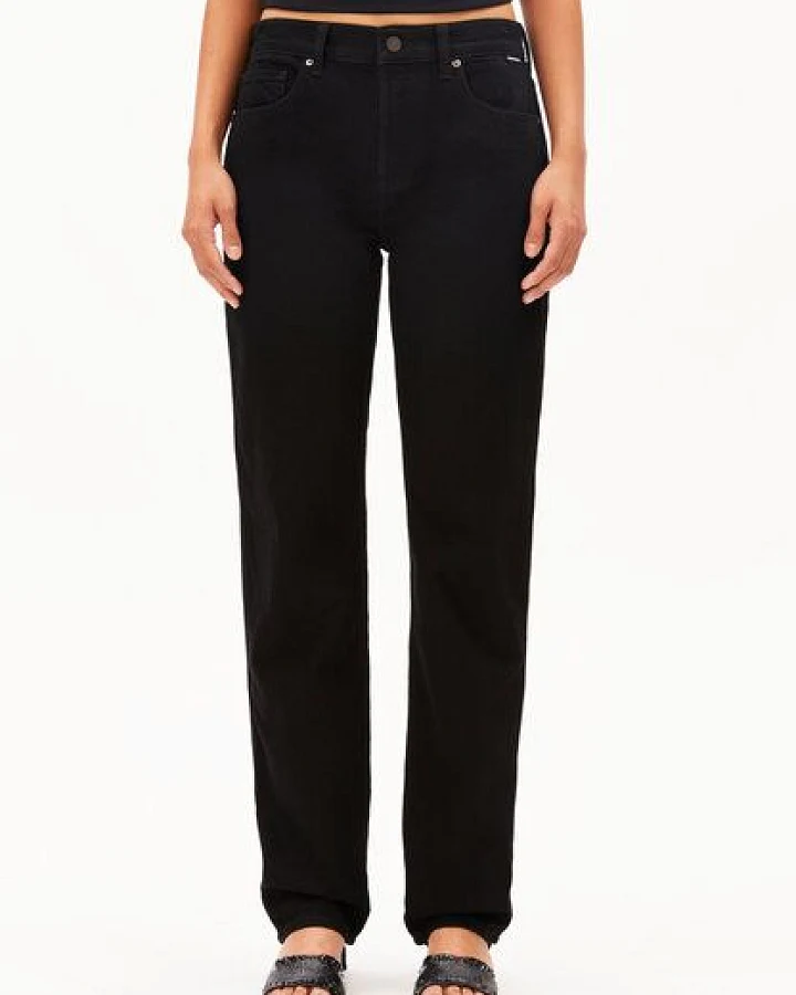 ARMEDANGELS AAVELINE Damen Straight Jeans recycelte Baumwolle