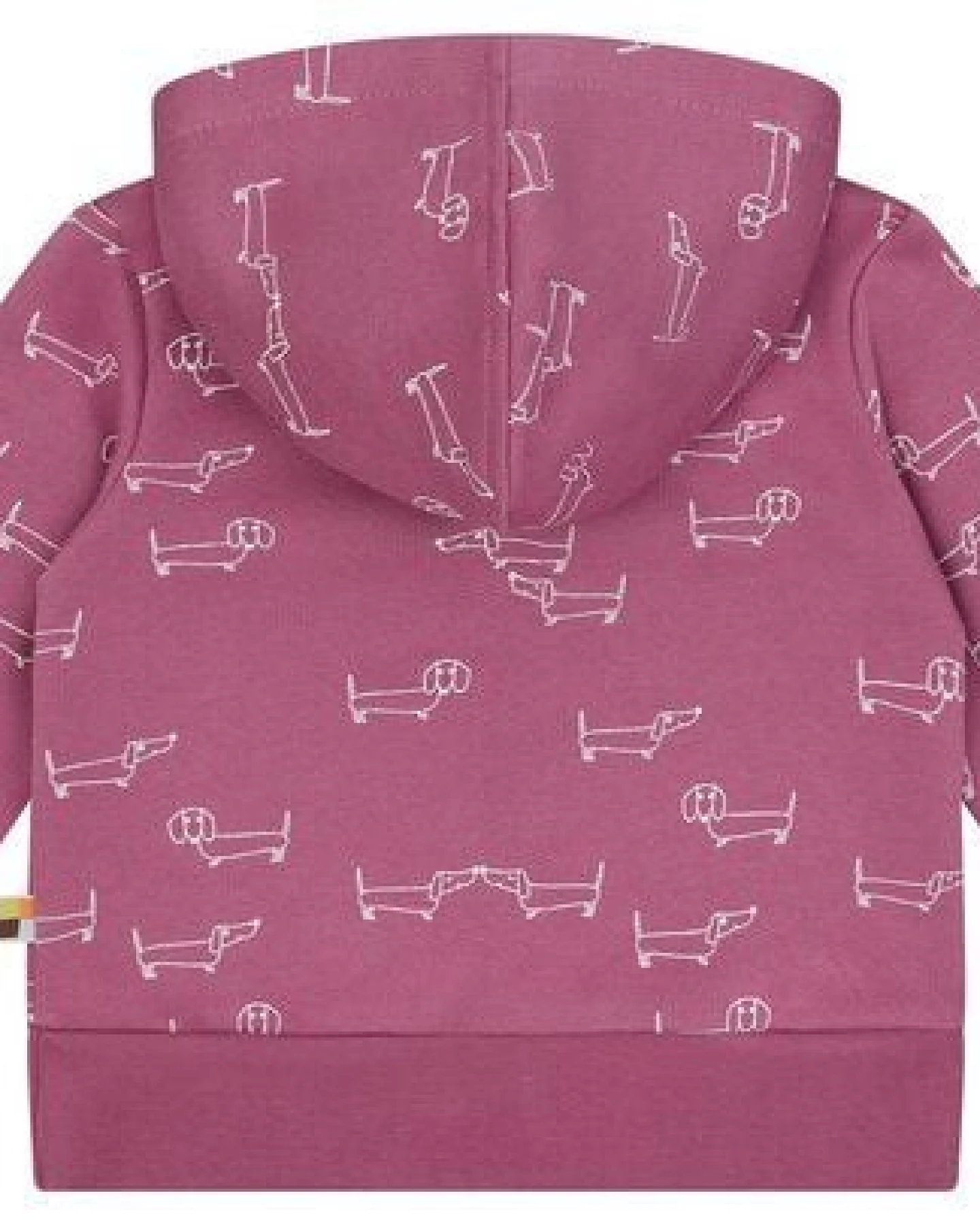 loud + proud Babys & Kinder Sweatjacke mit Kapuze, GOTS-zertifiziert – Ansicht 2