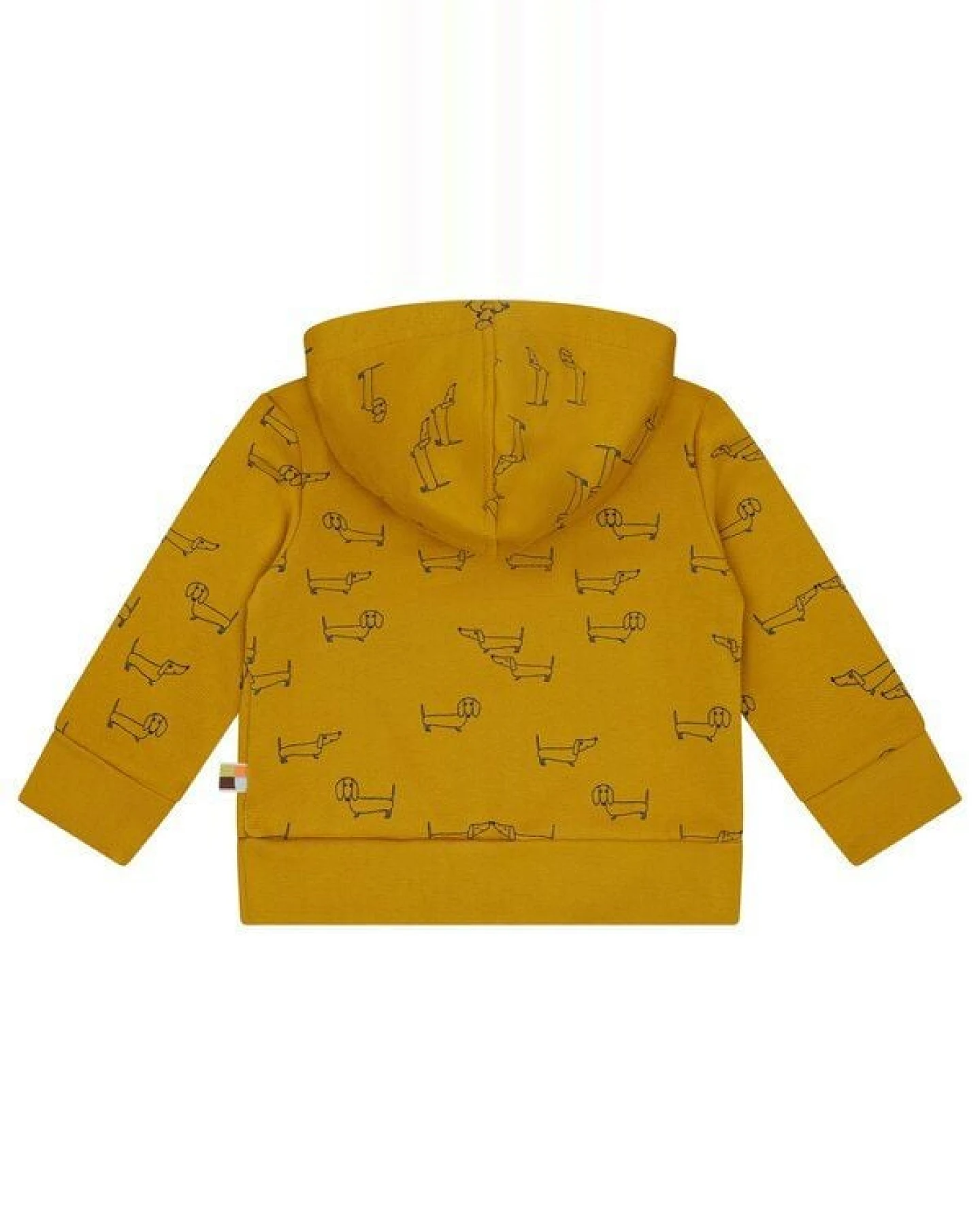 loud + proud Babys & Kinder Sweatjacke mit Kapuze, GOTS-zertifiziert – Ansicht 2