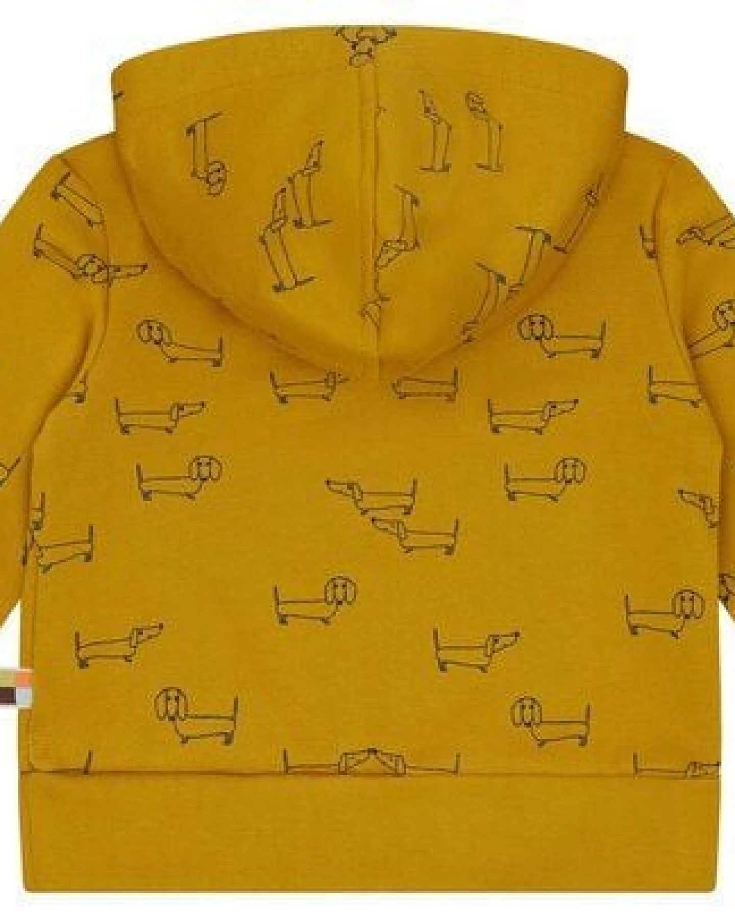loud + proud Babys & Kinder Sweatjacke mit Kapuze, GOTS-zertifiziert – Ansicht 2