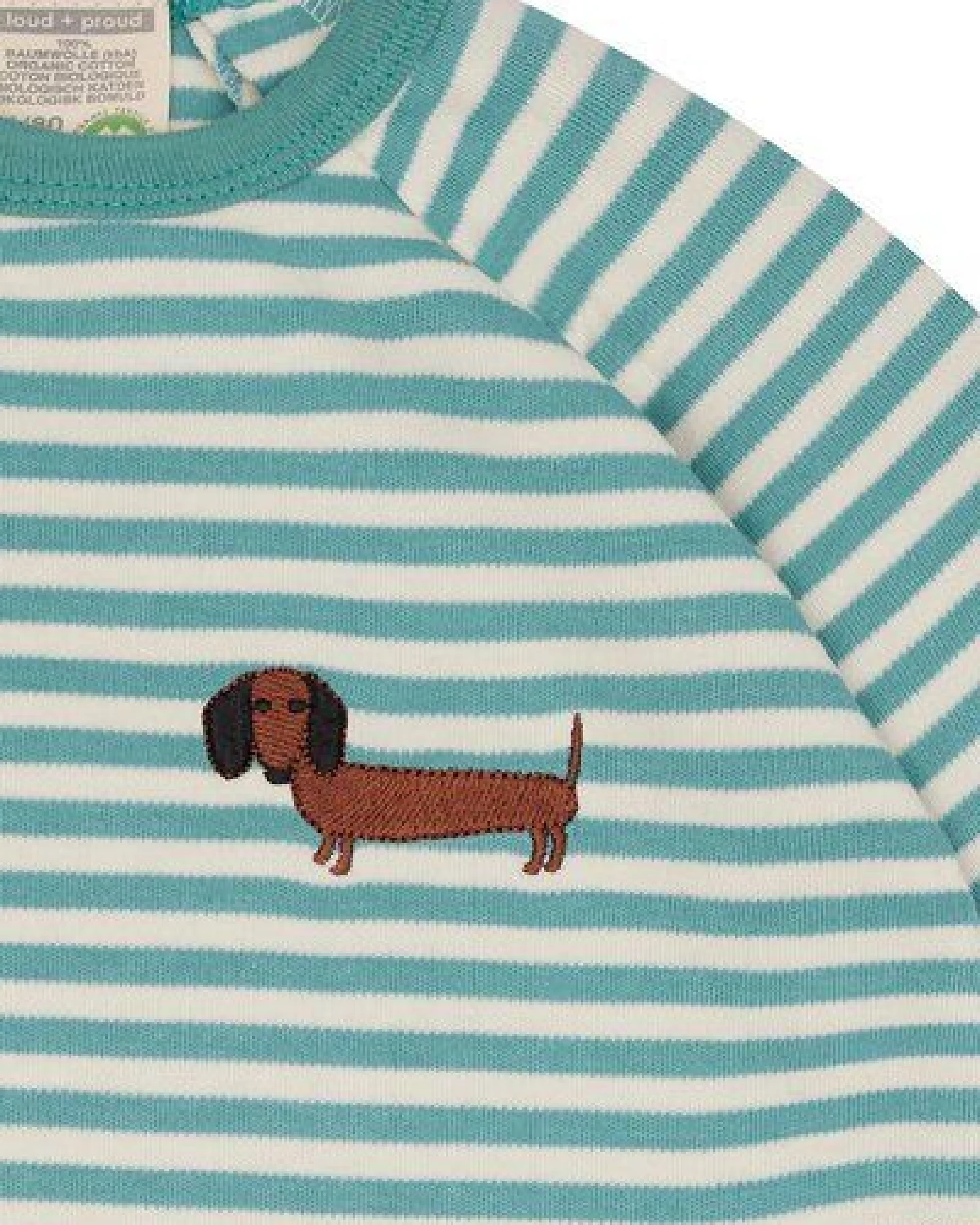 loud + proud Babys & Kinder Weiches Sweatkleid, GOTS-zertifiziert – Ansicht 3