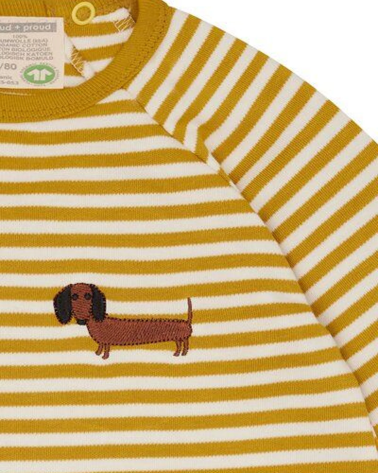 loud + proud Babys & Kinder Weiches Sweatkleid, GOTS-zertifiziert – Ansicht 3