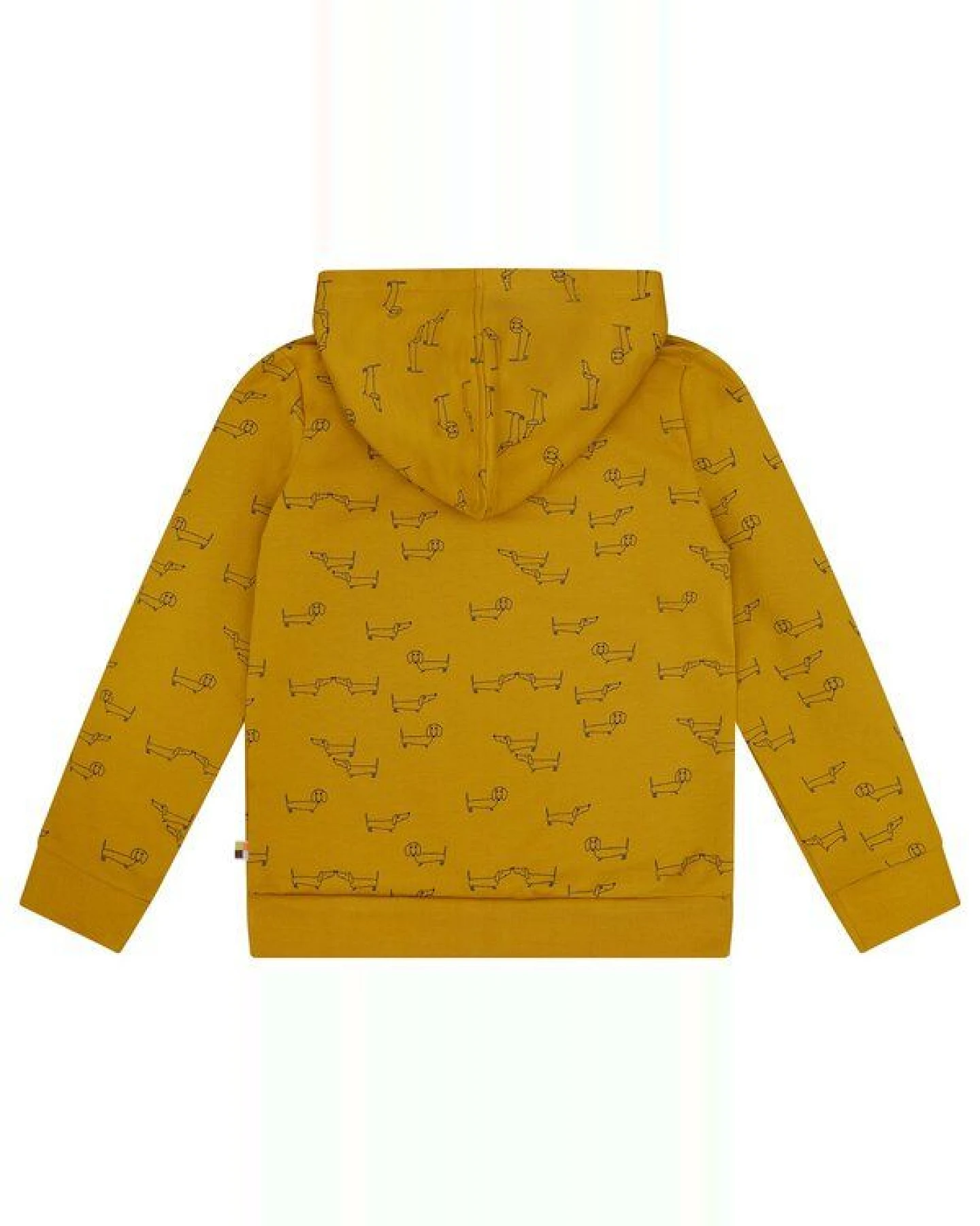 loud + proud Kinder Sweatjacke mit Kapuze, GOTS-zertifiziert – Ansicht 2