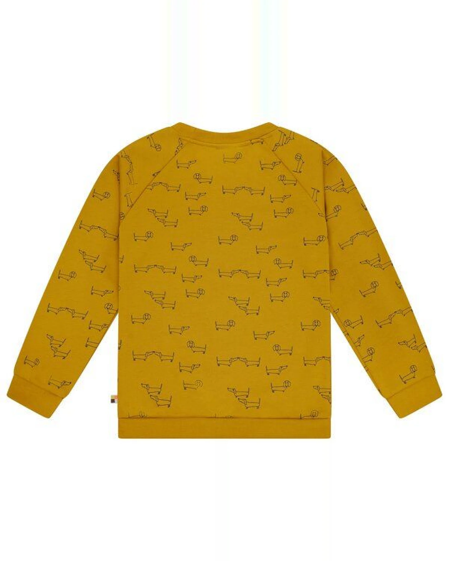 loud + proud Kinder Sweatshirt mit Alloverdruck, GOTS-zertifiziert – Ansicht 2