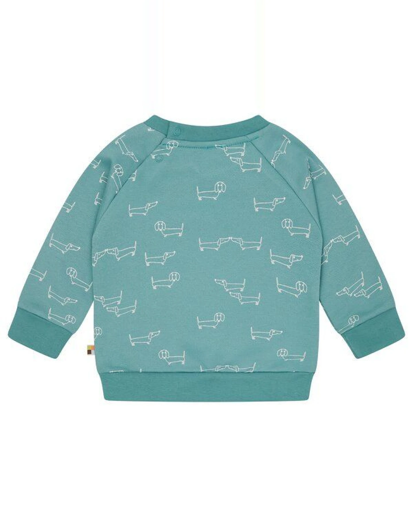 loud + proud Babys & Kinder Sweatshirt mit Alloverdruck, GOTS-zertifiziert – Ansicht 2