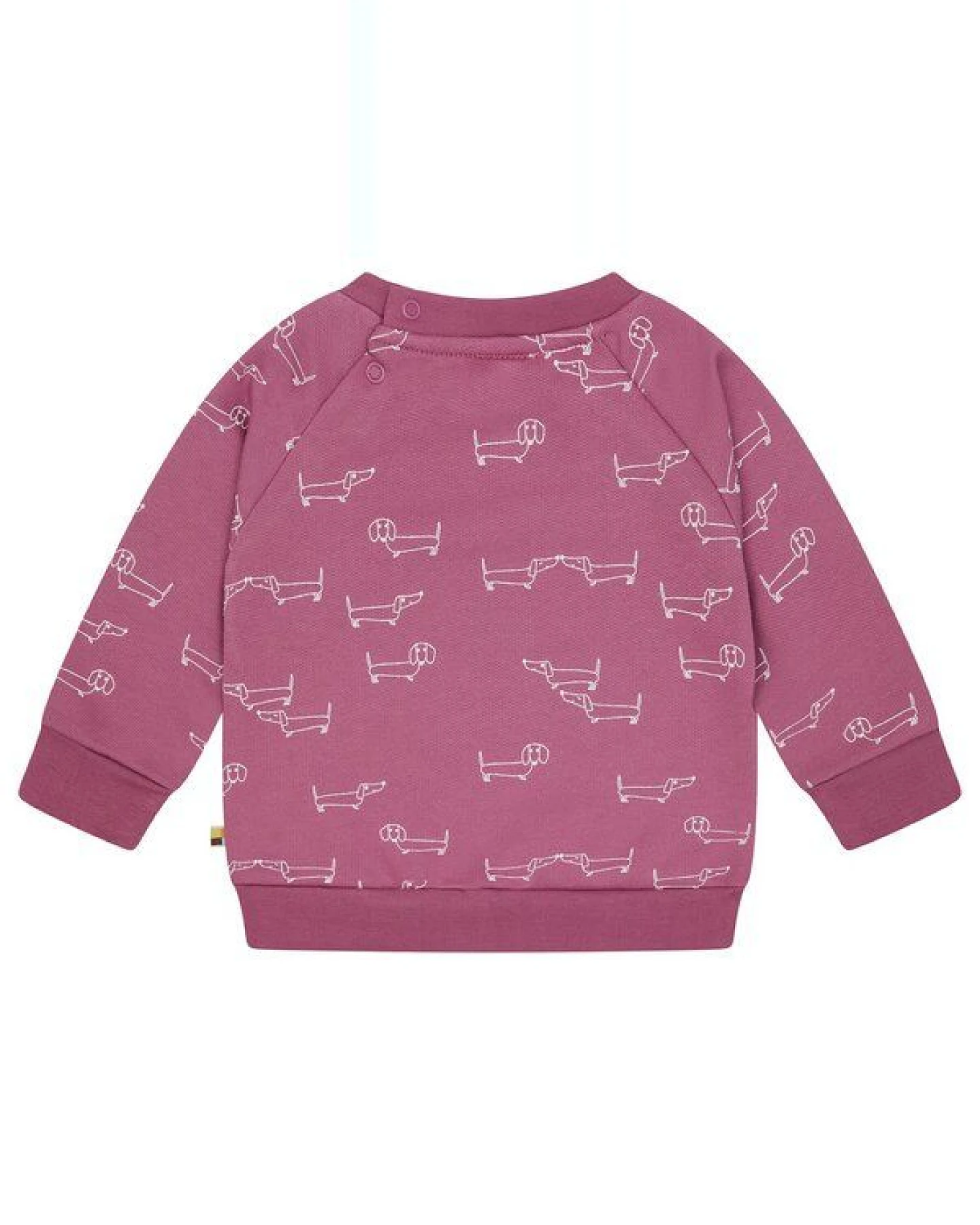loud + proud Babys & Kinder Sweatshirt mit Alloverdruck, GOTS-zertifiziert – Ansicht 2