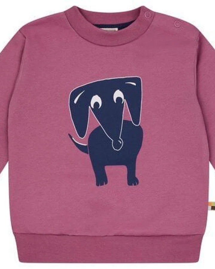 loud + proud Babys & Kinder Sweatshirt mit Druckmotiv, GOTS-zertifiziert