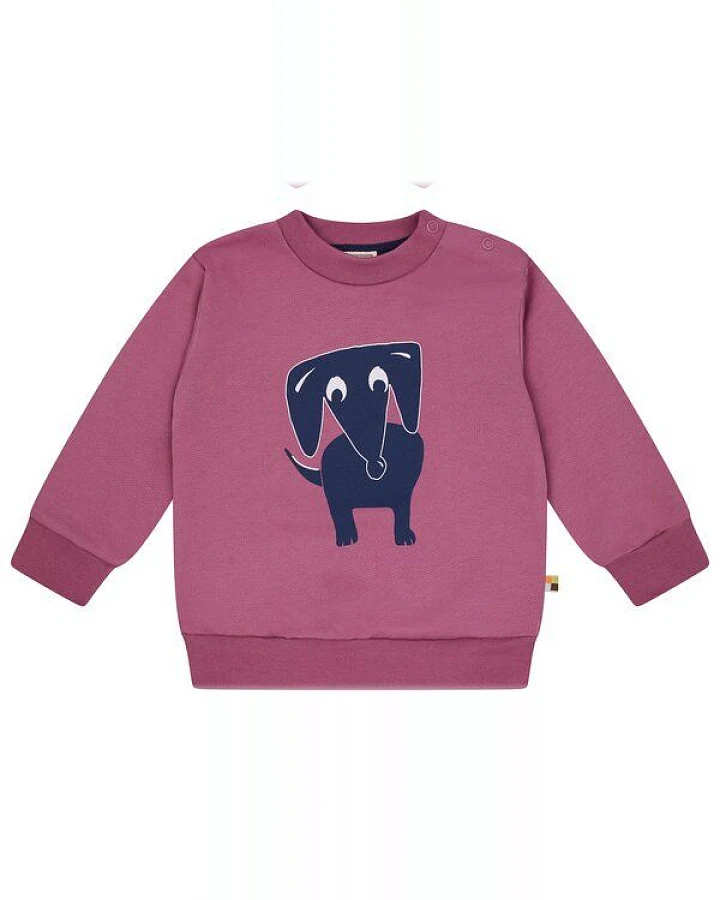 loud + proud Babys & Kinder Sweatshirt mit Druckmotiv, GOTS-zertifiziert