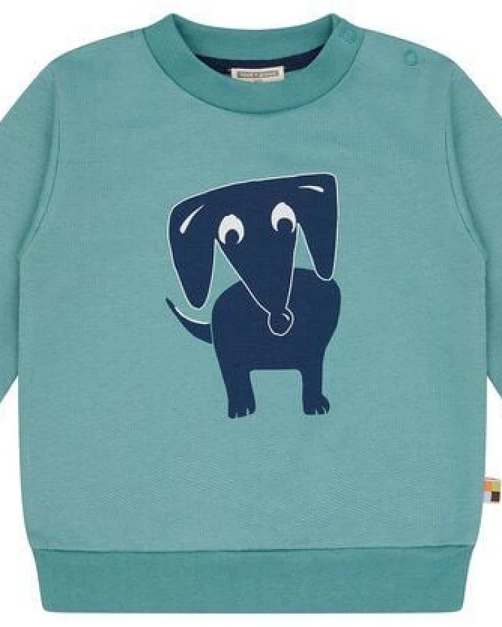 loud + proud Babys & Kinder Sweatshirt mit Druckmotiv, GOTS-zertifiziert
