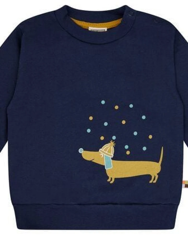 loud + proud Babys & Kinder Sweatshirt mit Druckmotiv, GOTS-zertifiziert