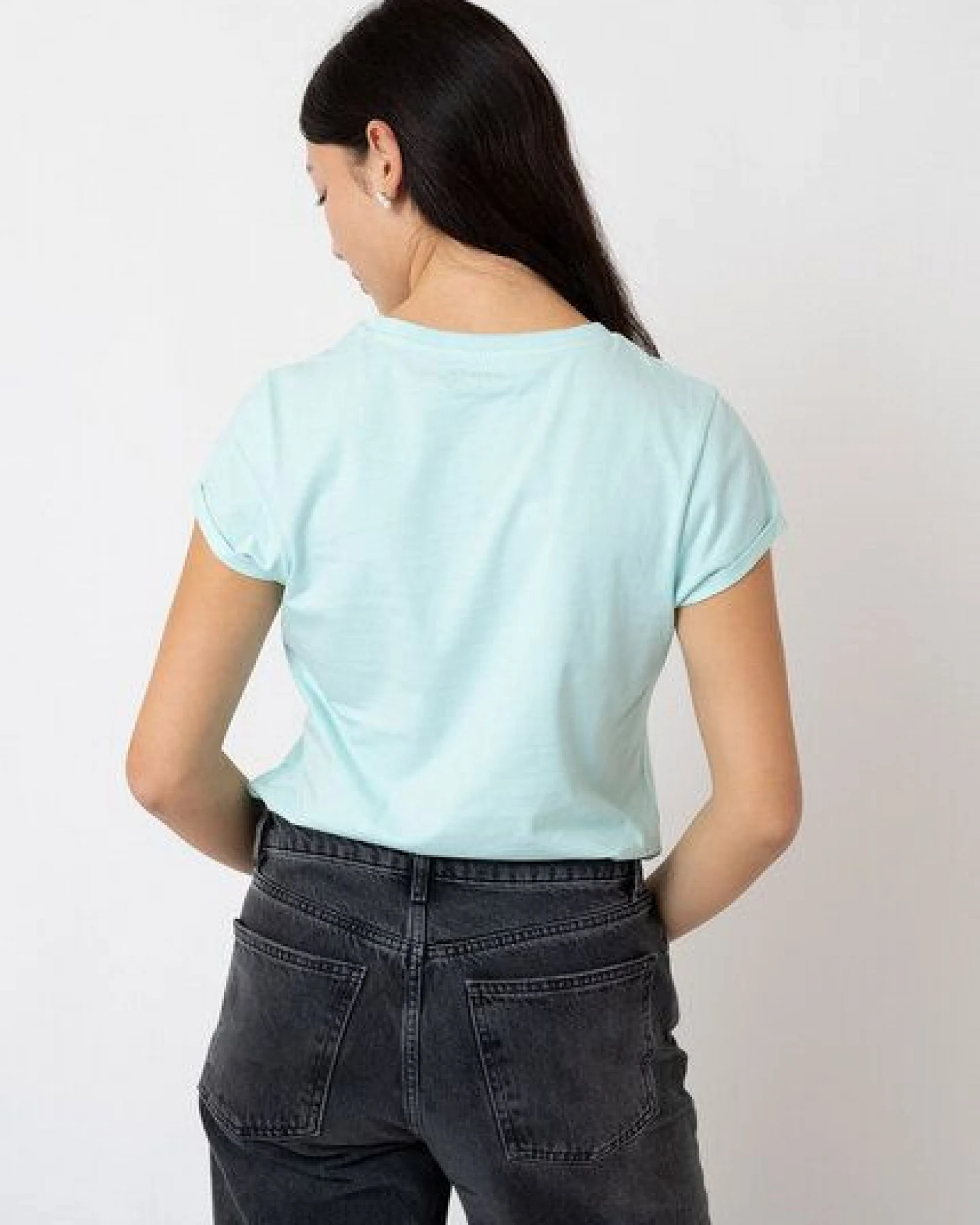 Bavarian Caps Damen T-Shirt Pumuckl - Hellblau – Ansicht 2