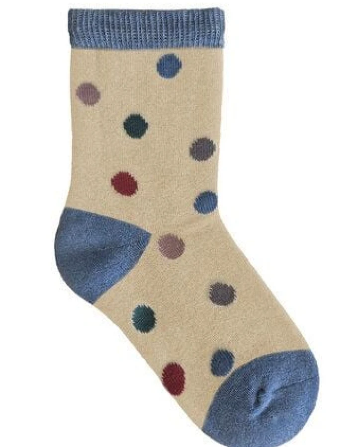 Leela Cotton Kinder Socken Gepunktet aus 98% Bio-Baumwolle 3324