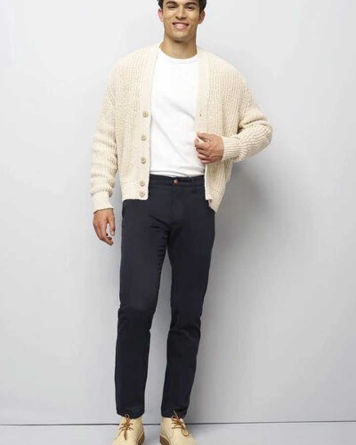 M 5 BY MEYER Sportliche Chino im Jersey Look