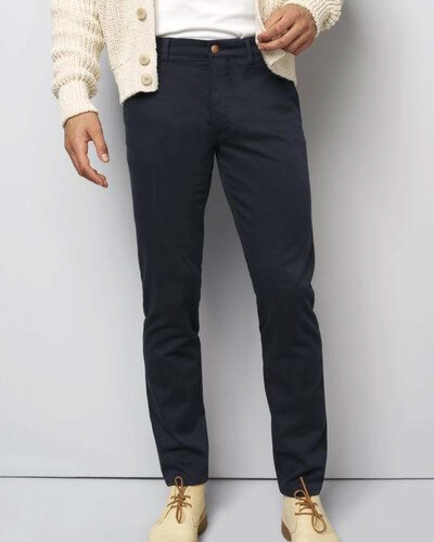 M 5 BY MEYER Sportliche Chino im Jersey Look – Ansicht 2