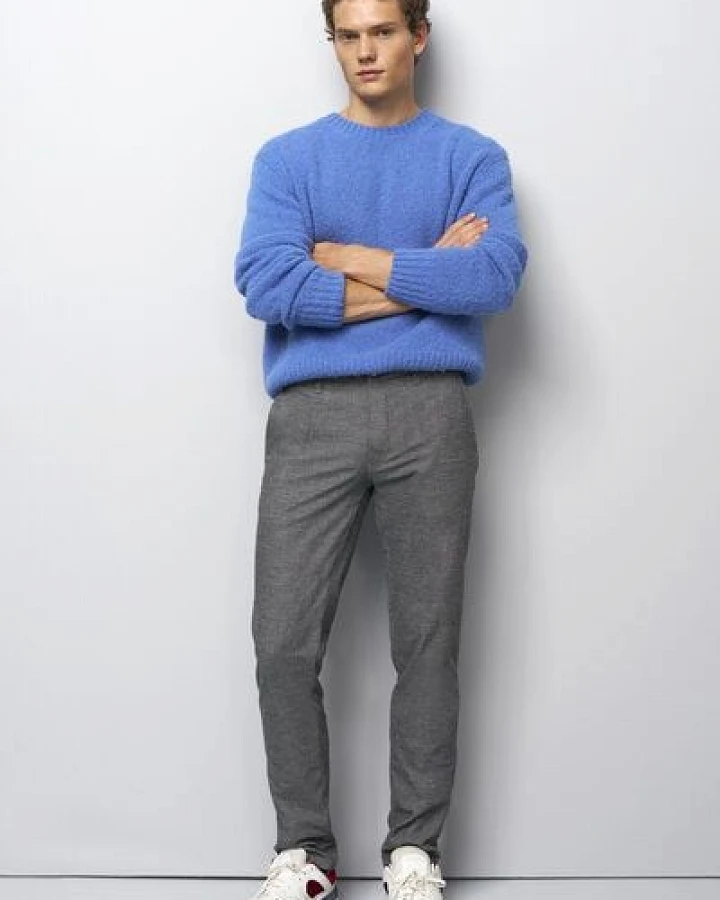 M 5 BY MEYER Sportliche Chino im Wool Look