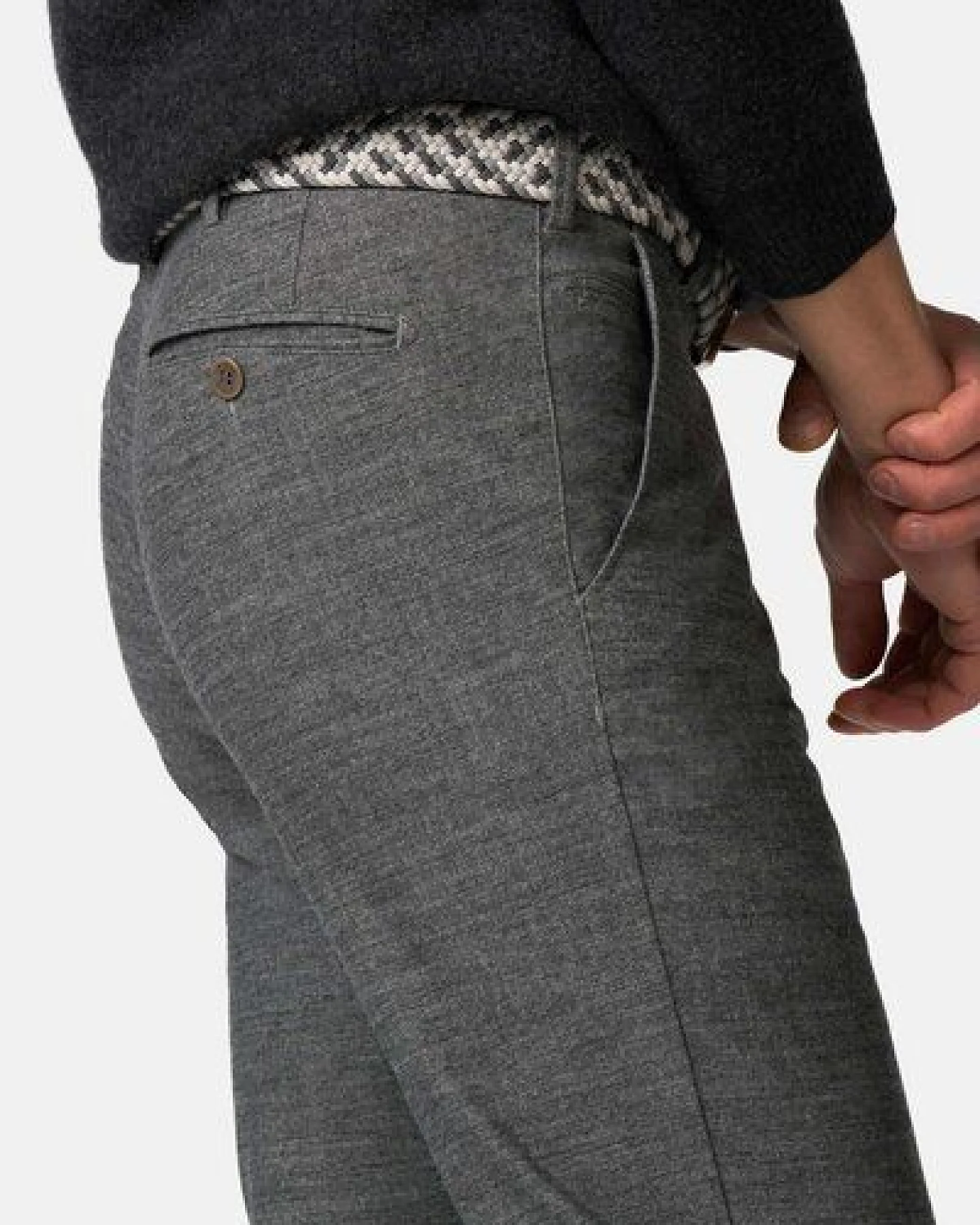 MEYER ACTIVE - JERSEY LOOK Chino – Ansicht 4