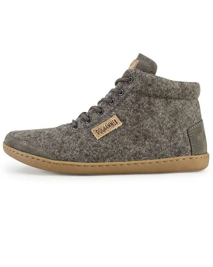 Doghammer Winter-Barfußschuh aus deutscher Wolle - Terrar Wool High