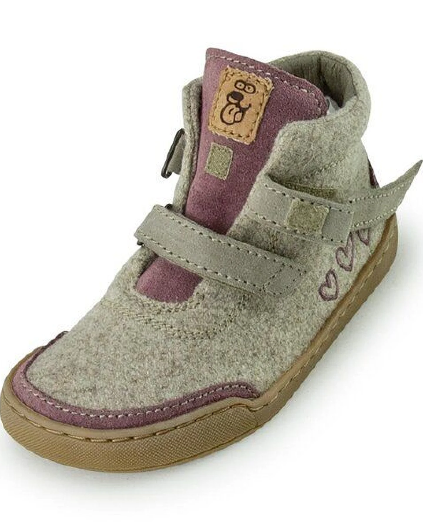 Doghammer Warmer Barfußschuh für Kinder - Kids Terrar Wool High – Ansicht 3