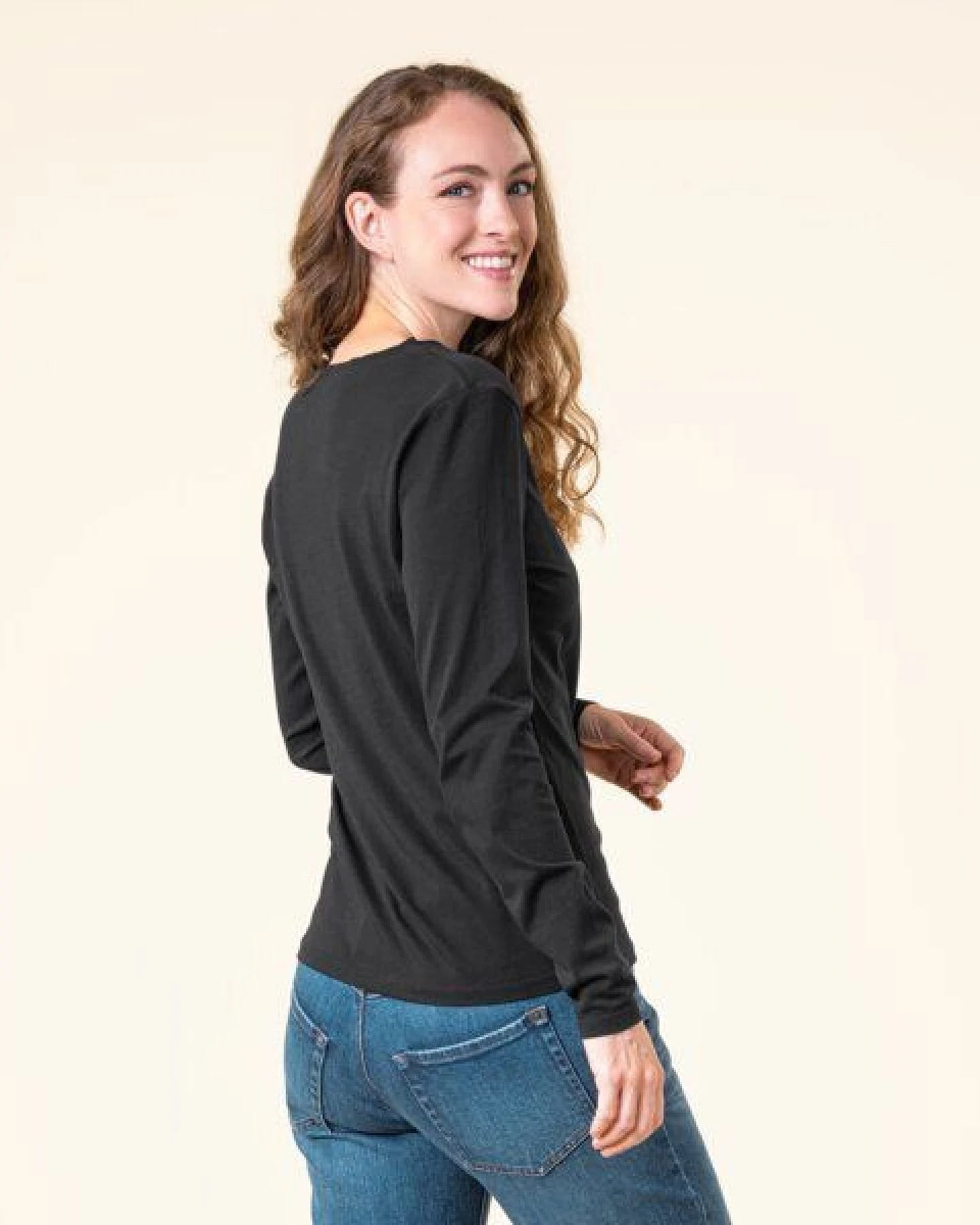 Living Crafts Langarm-Shirt - TARANA – Ansicht 2