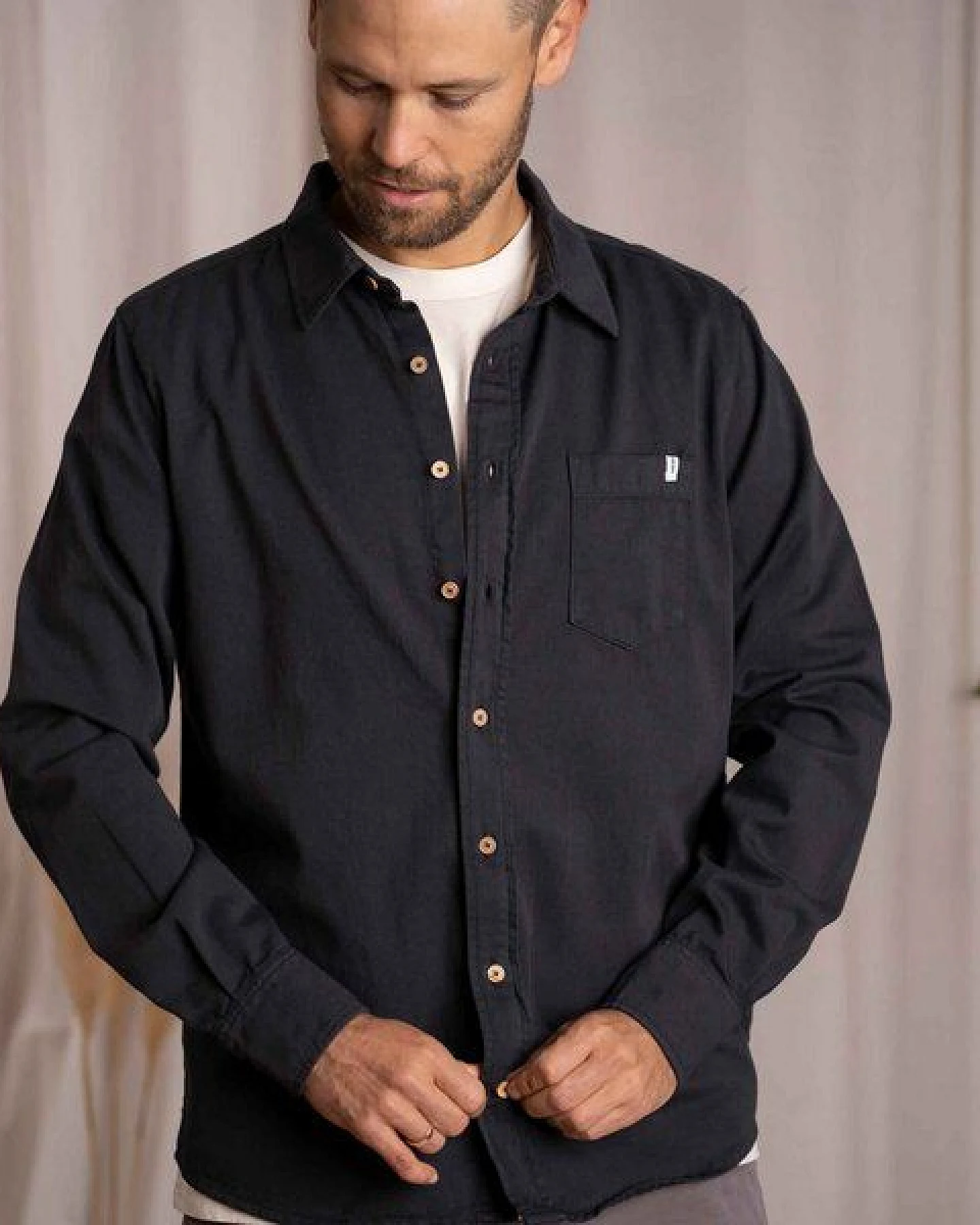 Vresh Clothing Vranklin - Hemd aus Biobaumwolle – Ansicht 4