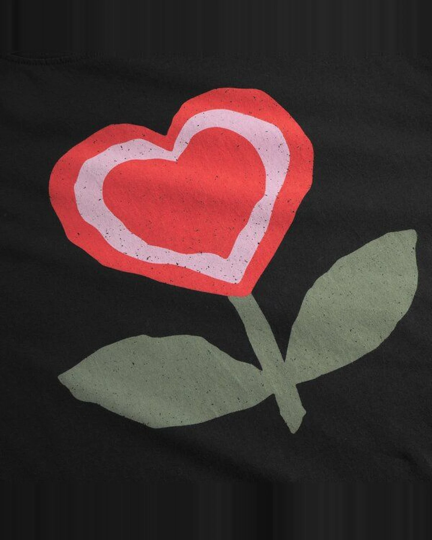 DEDICATED T-Shirt Vadstena Love Flower - Black – Ansicht 2