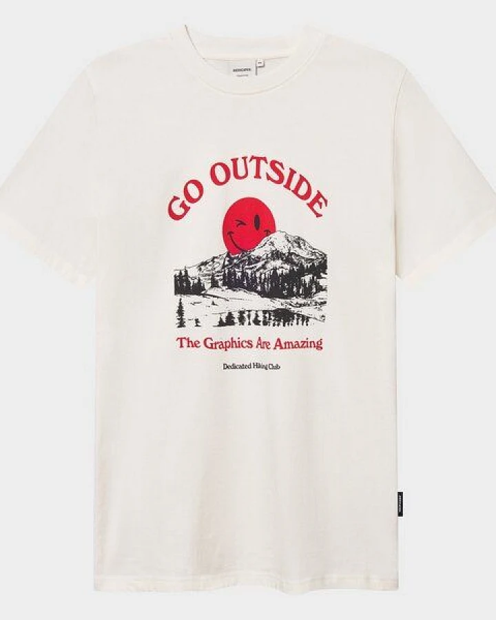 DEDICATED T-Shirt Stockholm - Go Outside - aus Bio-Baumwolle