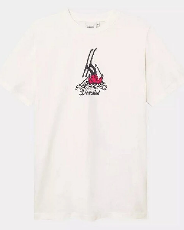 DEDICATED T-Shirt Stockholm - Fallen Skier - aus Bio-Baumwolle