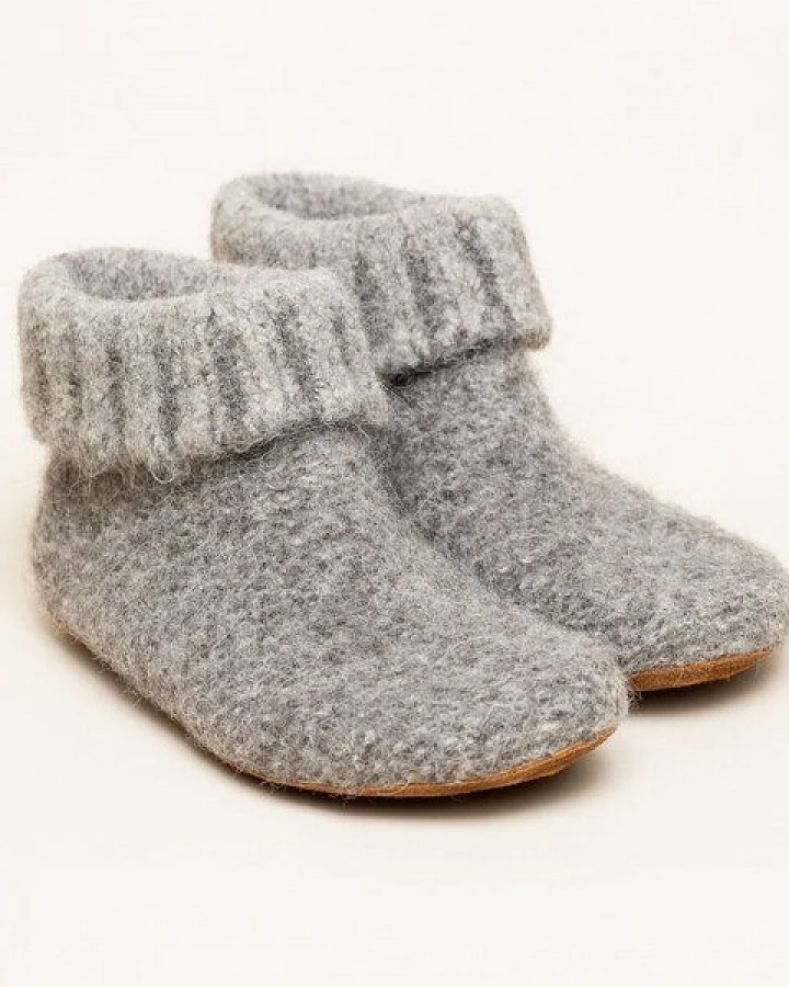 Gottstein Hüttenschuh Knit Boot aus 100% Alpaka-Wolle - handgemacht in Tirol