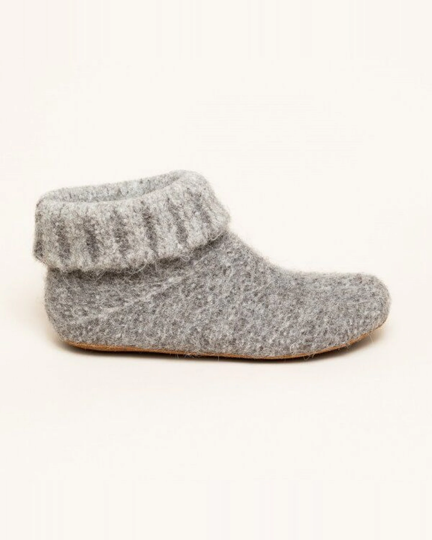Gottstein Hüttenschuh Knit Boot aus 100% Alpaka-Wolle - Nachhaltige Hausschuhe handgemacht in Tirol – Ansicht 3