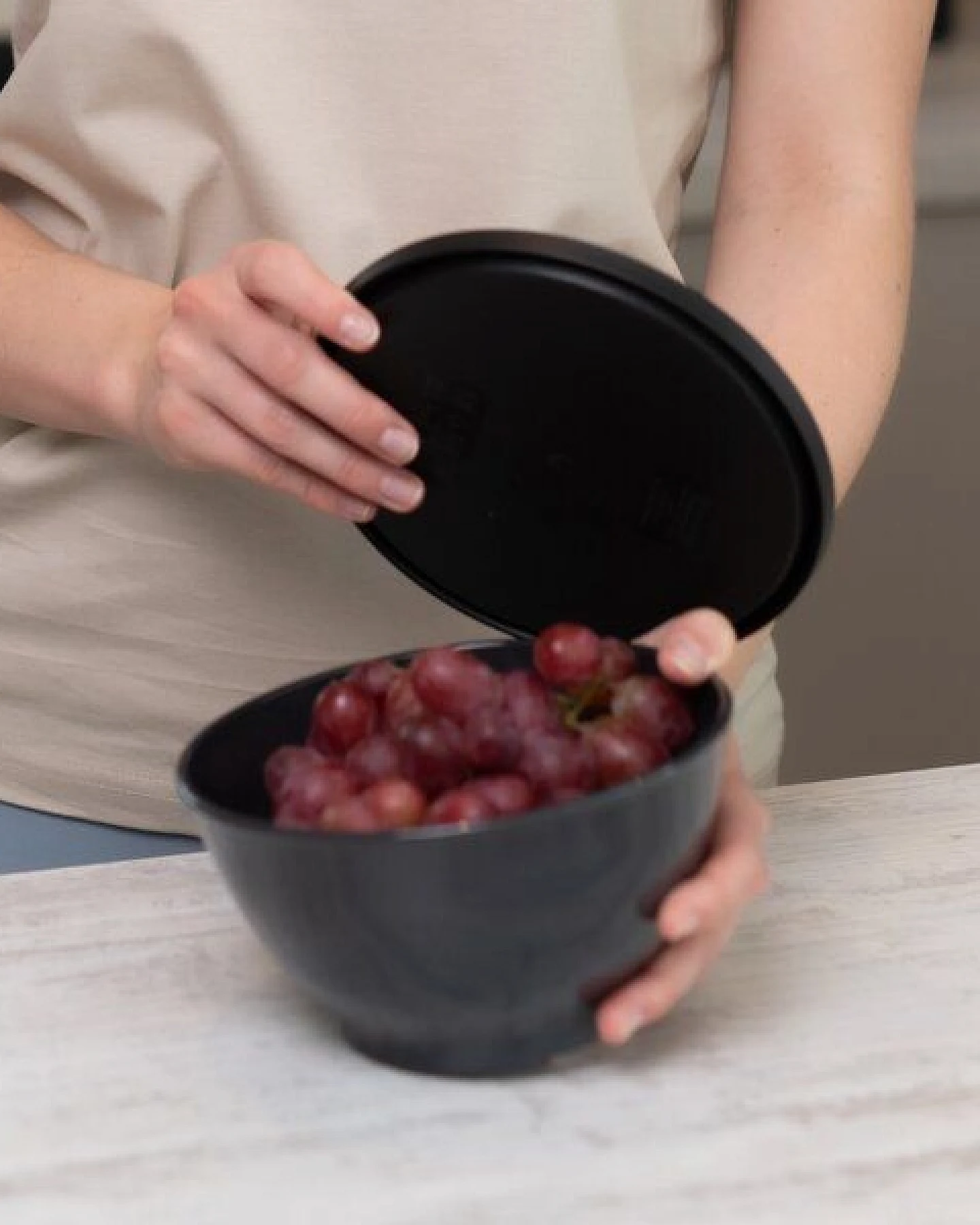 mio eco x Ornamin Bowl Mehrweg mit Deckel – Ansicht 2