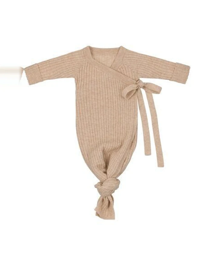 Moalie Babyschlafanzug Merinowolle – 100 % mulesingfrei, 0–6 Monate