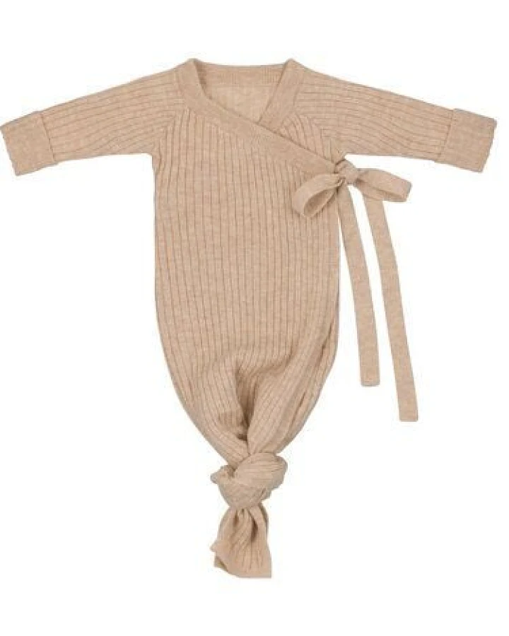Moalie Babyschlafanzug Merinowolle – 100 % mulesingfrei, 0–6 Monate
