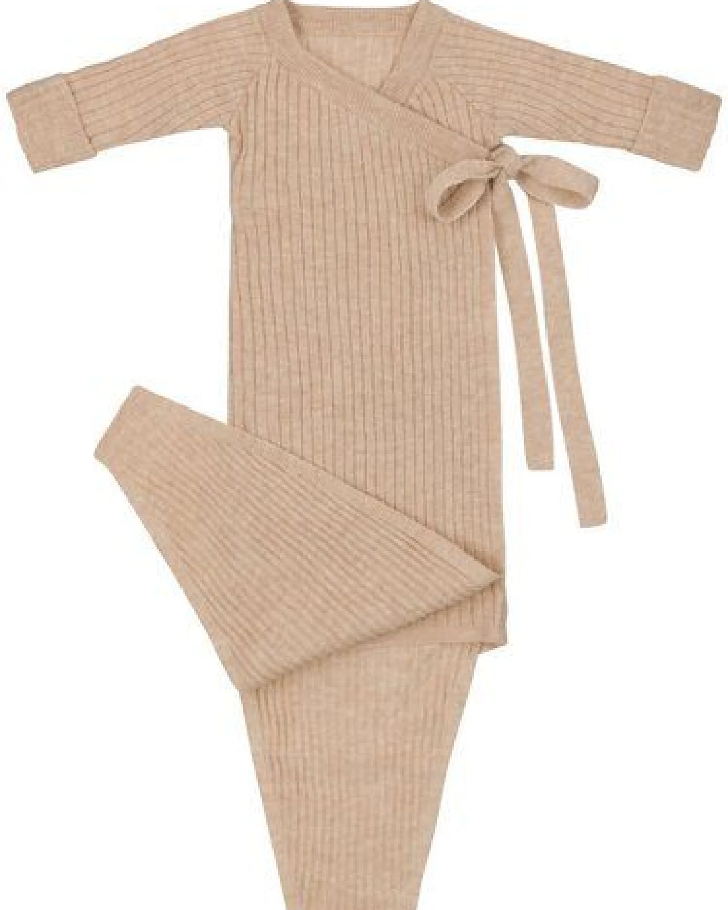 Moalie Babyschlafanzug Merinowolle – 100 % mulesingfrei, 0–6 Monate – Ansicht 2