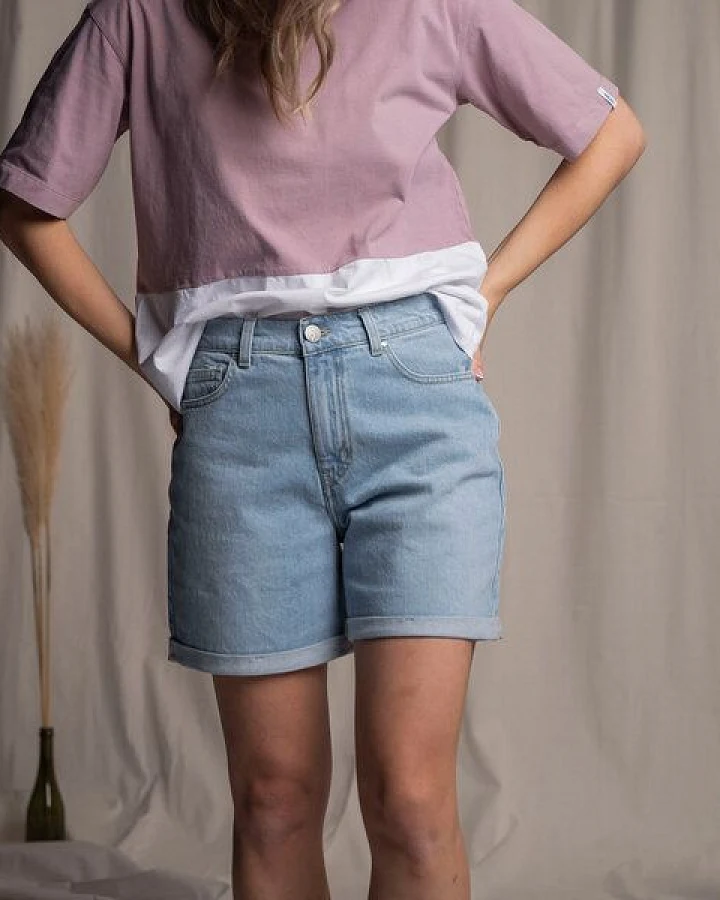 Vresh Clothing Stev - Jeans-Shorts aus Biobaumwolle
