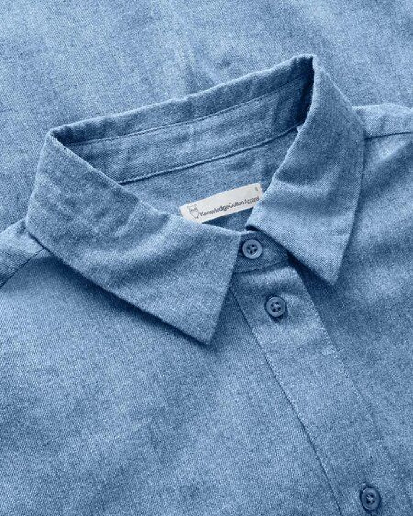 KnowledgeCotton Apparel Organic Cotton Flannel Shirt – Ansicht 4