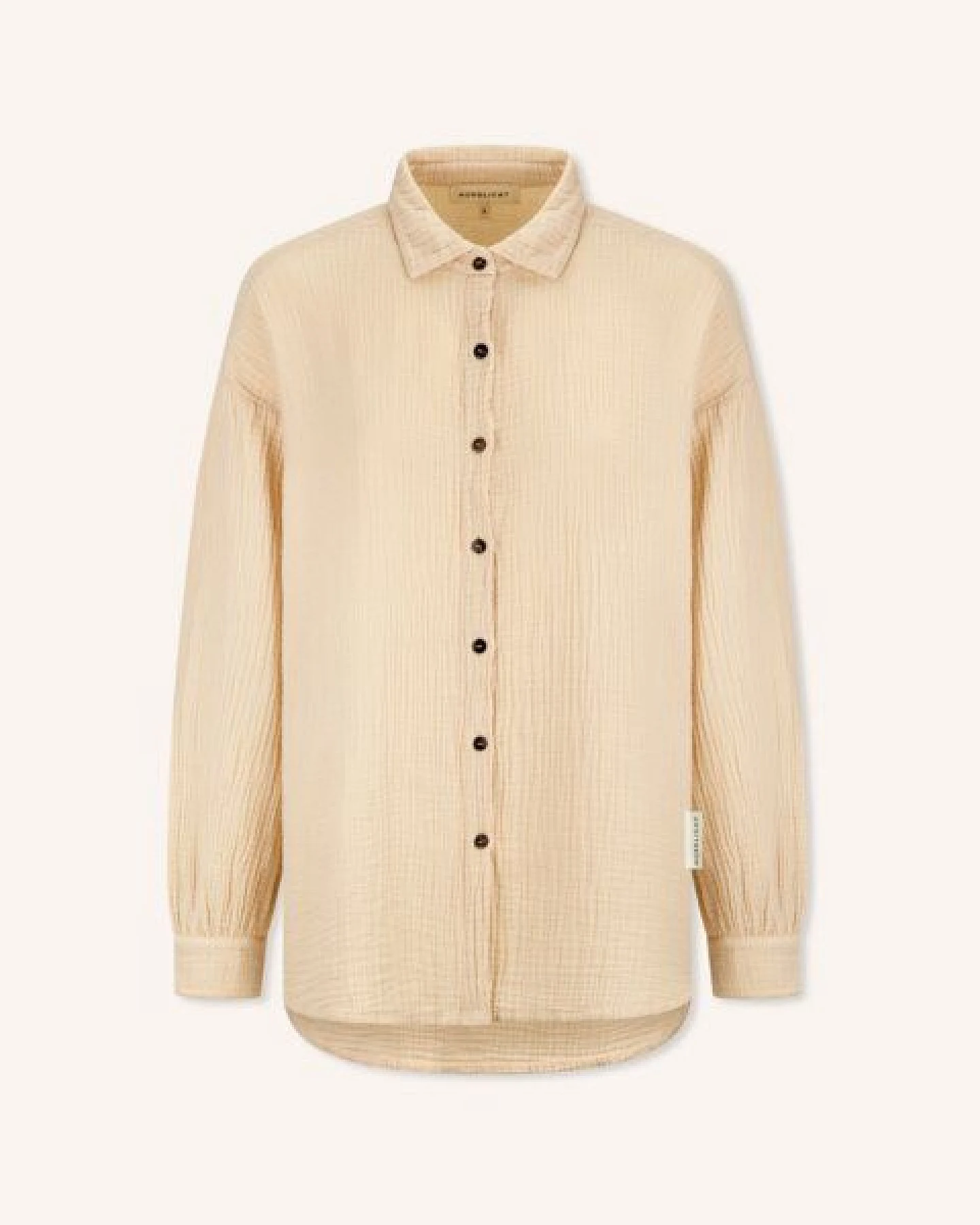 NORDLICHT Oversize Musselin Bluse Falla aus 100% Bio-Baumwolle – Ansicht 2