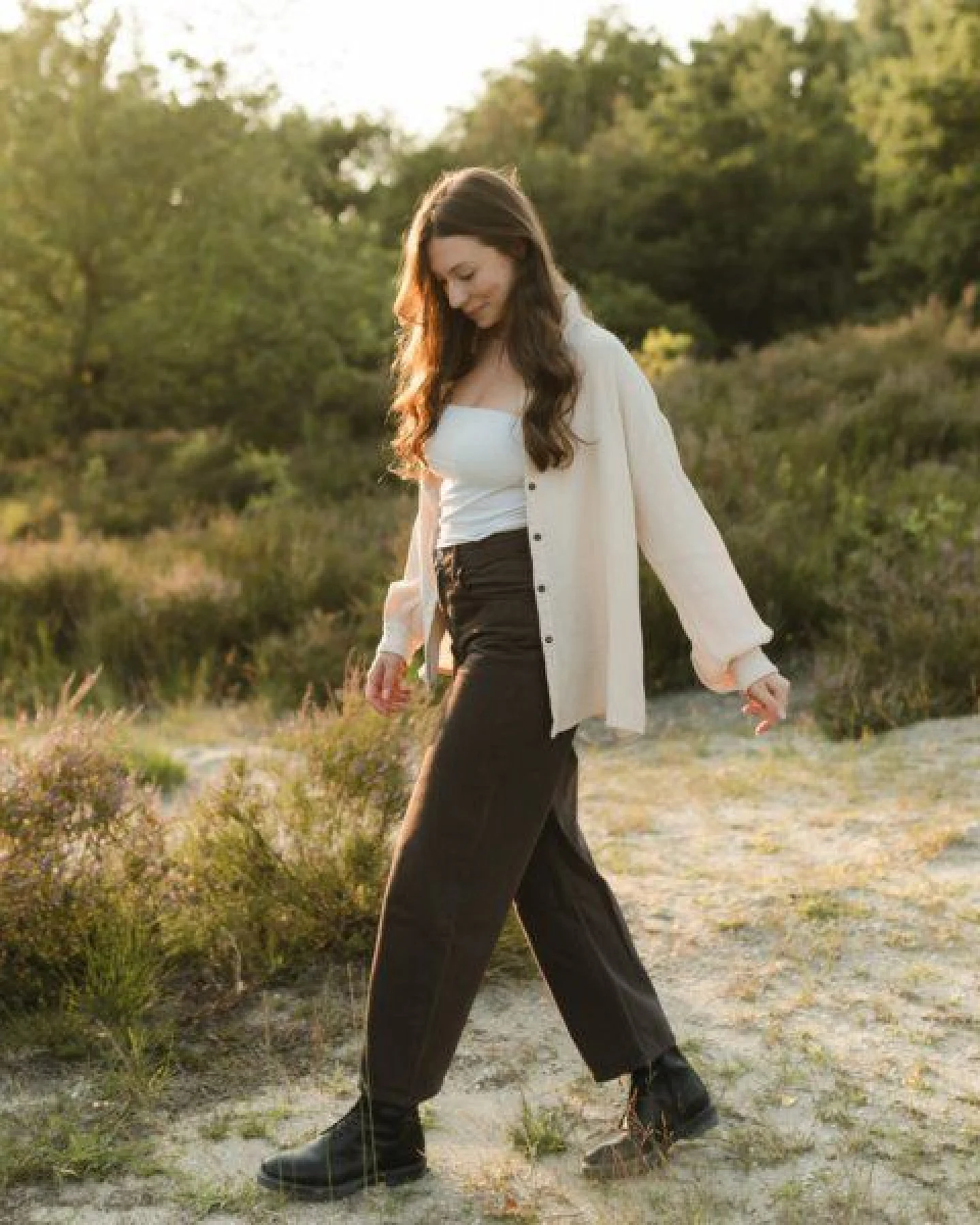 NORDLICHT Oversize Musselin Bluse Falla aus 100% Bio-Baumwolle – Ansicht 4